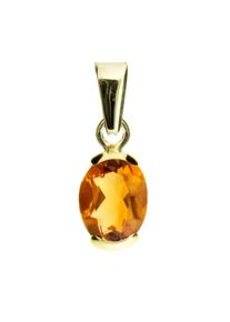 OSTSEE-SCHMUCK Damen Ketten-Anhänger "OSTSEE-SCHMUCK Anhänger Sophia 8x6 mm Anhänger Sophia 8x6 mm", 17 x 6mm, Gelbgold 333, 0.8 g, gelb, Gelbgold