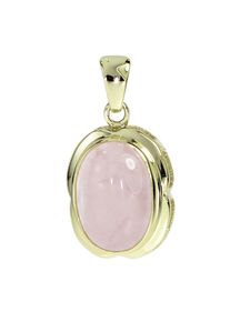 OSTSEE-SCHMUCK Damen Ketten-Anhänger "OSTSEE-SCHMUCK Anhänger Violetta Anhänger Violetta", 25 x 13mm, Gelbgold 333, 3.5 g, gelb, Gelbgold 333,