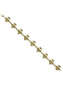 OSTSEE-SCHMUCK Damen Armband "OSTSEE-SCHMUCK Armband Hiddensee Armband Hiddensee", 19cm, Silber 925 (Sterlingsilber), gold, Silber 925