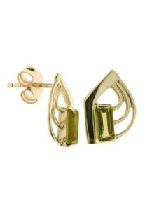 OSTSEE-SCHMUCK Damen Paar Ohrstecker "OSTSEE-SCHMUCK Ohrstecker Mindy Ohrstecker Mindy", 14 x 10mm, Gelbgold 333, gelb, Gelbgold 333, Ohrringe