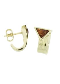 OSTSEE-SCHMUCK Damen Paar Ohrstecker "OSTSEE-SCHMUCK Ohrstecker Ingiara Ohrstecker Ingiara", 14 x 10mm, Gelbgold 333, gelb, Gelbgold 333, Ohrringe
