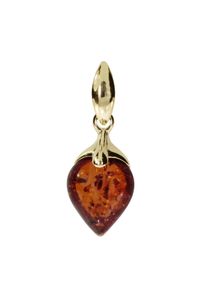 OSTSEE-SCHMUCK Damen Ketten-Anhänger "OSTSEE-SCHMUCK Anhänger Lene Anhänger Lene", 26 x 10mm, Gelbgold 375, 1.8 g, gelb, Gelbgold 375, Schmuckanhänger