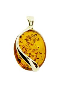 OSTSEE-SCHMUCK Damen Ketten-Anhänger "OSTSEE-SCHMUCK Anhänger Estefanja Anhänger Estefanja", 35 x 21mm, Gelbgold 333, 4.9 g, gelb, Gelbgold 333,