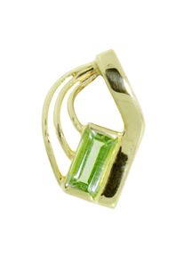 OSTSEE-SCHMUCK Damen Ketten-Anhänger "OSTSEE-SCHMUCK Anhänger Gleiter-Mindy Anhänger Gleiter-Mindy", 20 x 13mm, Gelbgold 333, 2.2 g, gelb, Gelbgold