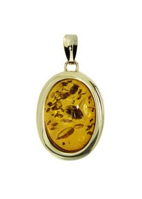 OSTSEE-SCHMUCK Damen Ketten-Anhänger "OSTSEE-SCHMUCK Anhänger Grace Anhänger Grace", 42 x 23mm, Gelbgold 333, 5.1 g, gelb, Gelbgold 333,