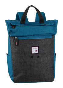 Kangaroos Cityrucksack, blau, Nylon, casual, Rucksäcke, Freizeitrucksack Arbeitsrucksack Schulrucksack