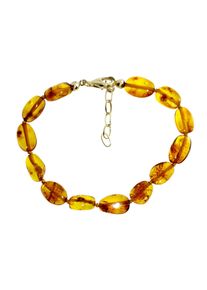 OSTSEE-SCHMUCK Damen Armband "OSTSEE-SCHMUCK Armband Serana Armband Serana", 19cm, Bernstein, braun, Bernstein, Armbänder