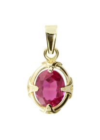 OSTSEE-SCHMUCK Damen Ketten-Anhänger "OSTSEE-SCHMUCK Anhänger Winola 9x7 Anhänger Winola 9x7", 21 x 11mm, Gelbgold 333, 1.8 g, gelb, Gelbgold 333,