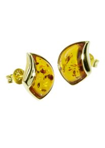 OSTSEE-SCHMUCK Damen Paar Ohrstecker "OSTSEE-SCHMUCK Ohrstecker Jula Ohrstecker Jula", 14 x 11mm, Gelbgold 333, gelb, Gelbgold 333, Ohrringe