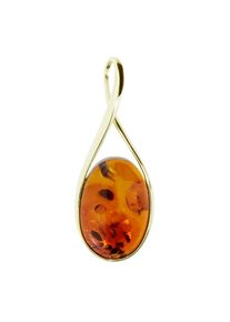 OSTSEE-SCHMUCK Damen Ketten-Anhänger "OSTSEE-SCHMUCK Anhänger Jody Anhänger Jody", 42 x 17mm, Gelbgold 333, 5.5 g, gelb, Gelbgold 333, Schmuckanhänger