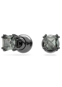 Swarovski Damen Paar Ohrstecker "Millenia", Metall, grau, Metall, Ohrringe, mit Swarovski Kristall