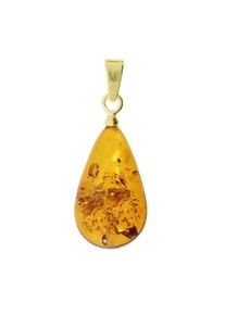 OSTSEE-SCHMUCK Damen Ketten-Anhänger "OSTSEE-SCHMUCK Anhänger", 27 x 11mm, Bernstein, 1.1 g, gelb, Bernstein, Schmuckanhänger