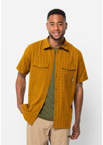 Jack Wolfskin Herren Funktionshemd "THOMPSON SHIRT MEN", gelb, Gr. S, OBERSTOFF: 100% POLYESTER, Hemden
