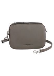 Damen Umhängetasche "NOOS Harris Luka", Liebeskind Berlin, grau, Leder, Taschen, modische Optik, Crossbody Bag, zertfiziert nach Leather Working Group