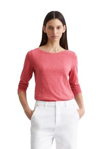 Marc O'Polo MARC O'POLO Damen Langarmshirt "aus Slub Jersey", rot, Basic, Gr. XXL, unifarben, Obermaterial: 100% Baumwolle, Shirts