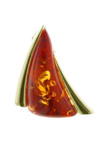 OSTSEE-SCHMUCK Damen Ketten-Anhänger "OSTSEE-SCHMUCK Anhänger Gleiter-Imke 22 Anhänger Gleiter-Imke 22", 21 x 19mm, Gelbgold 333, 2.8 g, gelb,