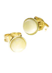 OSTSEE-SCHMUCK Damen Paar Ohrstecker "OSTSEE-SCHMUCK Ohrstecker Classic 5 mm Ohrstecker Classic 5 mm", 6mm, Gelbgold 585, gelb, Gelbgold 585, Ohrringe