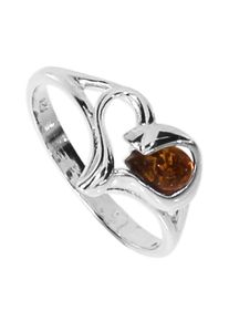 OSTSEE-SCHMUCK Damen Fingerring "OSTSEE-SCHMUCK Ring Herz Ring Herz", Gr. 56 (17,8), Silber 925 (Sterlingsilber), silber, Silber 925