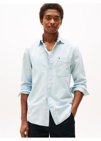 Tommy Hilfiger Herren Langarmhemd "CHAMBRAY POCKET RF SHIRT", blau, casual, Gr. S, Web, Obermaterial: 100% Baumwolle, Hemden
