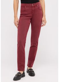 Angels Damen 5-Pocket-Jeans "CICI", rot, casual, Gr. 40, Denim/Jeans, Obermaterial: 48% Baumwolle, 45% Lyocell, 5% Elastomultiester, 2% Elasthan,
