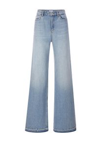 RICHROYAL Damen Weite Jeans, blau, casual, Gr. 25, unifarben, Denim/Jeans, Obermaterial: 50% Baumwolle, 50% Lyocell, Jeans, Mit Gürtelschlaufen