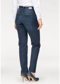 MAC Damen Bequeme Jeans "Stella", blau, feminin, Gr. 36, Abriebeffekte, Denim/Jeans, Obermaterial: 97% Baumwolle, 3% Elasthan, Jeans, Gerader