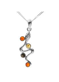 OSTSEE-SCHMUCK Damen Kette mit Anhänger "OSTSEE-SCHMUCK Kette mit Anhänger Schlange", 42cm, Silber 925 (Sterlingsilber), L: 42cm, silber, Silber 925