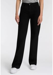 MAC Damen Weite Jeans "WIDE", schwarz, casual, Gr. 34, Denim/Jeans, Obermaterial: 89% Baumwolle, 8% Polyester, 3% Elasthan, Jeans