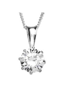 OSTSEE-SCHMUCK Damen Kette mit Anhänger "OSTSEE-SCHMUCK Kette mit Anhänger Folina 9 mm", 40cm, Silber 925 (Sterlingsilber), L: 40cm, silber, Silber