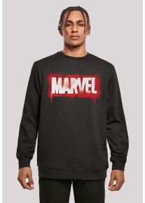 F4NT4STIC Herren Sweatshirt "Marvel Logo", schwarz, casual, Gr. L, Obermaterial: 50% Baumwolle, 50% Polyester, Sweatshirts, Print