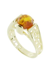 OSTSEE-SCHMUCK Damen Fingerring "OSTSEE-SCHMUCK Ring Kiruna Ring Kiruna", Gr. 54 (17,2), Gelbgold 333, gold, Gelbgold 333, Fingerringe