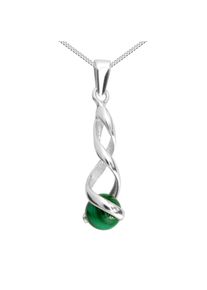 OSTSEE-SCHMUCK Damen Kette mit Anhänger "OSTSEE-SCHMUCK Kette mit Anhänger Lusia Kette mit Anhänger Lusia", 42cm, Silber 925 (Sterlingsilber), L: