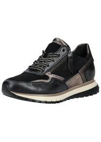 Gabor COMFORT Damen Sneaker "Gabor Comfort Sneaker Leder", Gr. 37, schwarz, Leder, casual, Schuhe