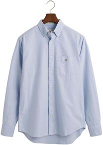 Gant Herren Businesshemd "REG OXFORD SHIRT", blau, casual, Gr. S, unifarben, Web, Obermaterial: 100% Baumwolle, Hemden, Oxford Hemd Regular Fit