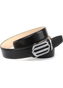Anthoni Crown Damen Ledergürtel, schwarz, casual, Gr. 95, Rindsleder, Gürtel