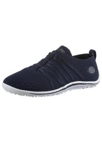Kinder Slip-On Sneaker, Dockers by Gerli, Gr. 31, blau, Textil, sportlich, Schuhe, Barfußsohle, Schnürschuh, Schlupfschuh mit Gummizug
