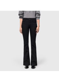 MAC Damen Bootcut-Jeans "BOOT", schwarz, casual, Gr. 40, unifarben, Denim/Jeans, Obermaterial: 89% Baumwolle, 8% Polyester, 3% Elasthan, Jeans, im