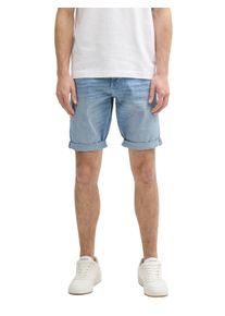 Tom Tailor Herren Jeansshorts "JOSH", blau, casual, Gr. 31, unifarben, Denim/Jeans, Obermaterial: 98% Baumwolle, 2% Elasthan, Jeans, im Five-Pocket