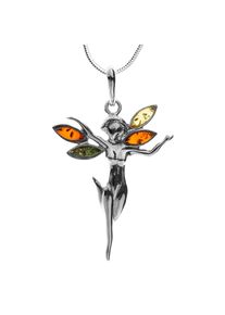 OSTSEE-SCHMUCK Damen Kette mit Anhänger "OSTSEE-SCHMUCK Kette mit Anhänger Elfe Kette mit Anhänger Elfe", 42cm, Silber 925 (Sterlingsilber), L: 42cm,