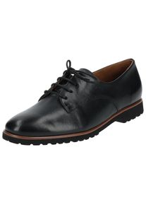 Paul Green Damen Schnürschuh "Paul Green Halbschuhe Glattleder", Gr. 36, schwarz, Glattleder, casual, Schuhe