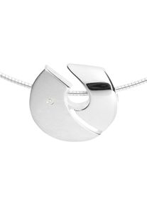 OSTSEE-SCHMUCK Damen Halsreif "OSTSEE-SCHMUCK Halsreif mit Anhänger Rica", 42cm, Silber 925 (Sterlingsilber), L: 42cm, silber, Silber 925