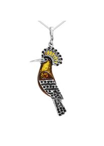 OSTSEE-SCHMUCK Damen Kette mit Anhänger "OSTSEE-SCHMUCK Kette mit Anhänger Vogel Kette mit Anhänger Vogel", 42cm, Silber 925 (Sterlingsilber), L: