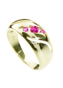 OSTSEE-SCHMUCK Damen Fingerring "OSTSEE-SCHMUCK Ring Pina Ring Pina", Gr. 58 (18,5), Gelbgold 333, gold, Gelbgold 333, Fingerringe