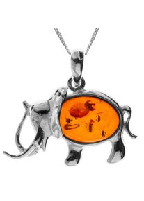 OSTSEE-SCHMUCK Damen Kette mit Anhänger "OSTSEE-SCHMUCK Kette mit Anhänger Elefant", 42cm, Silber 925 (Sterlingsilber), L: 42cm, silber, Silber 925