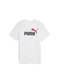 Puma Kinder T-Shirt "Essentials Colour No.1 Logo T-Shirt Jungen", weiß, Gr. 128, Obermaterial: 100% Baumwolle; Rippe: 20% Polyester, 80% Baumwolle,