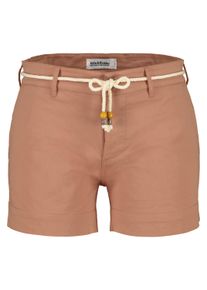 alife and kickin ALIFE & KICKIN Damen Shorts "Damen JuleAK A", braun, Gr. M, 98% Baumwolle 2% Elastan, Hosen