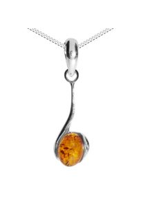 OSTSEE-SCHMUCK Damen Kette mit Anhänger "OSTSEE-SCHMUCK Kette mit Anhänger Lennja klein", 42cm, Silber 925 (Sterlingsilber), L: 42cm, silber, Silber