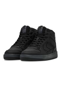 Hummel Sneaker "ST. POWER PLAY MID TEX", Gr. 39, schwarz, Synthetik, sportlich, Schuhe, wasserdicht