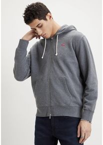 Levi's LEVI'S Herren Kapuzensweatjacke "NEW ORIGINAL ZIP UP", schwarz, Gr. M, unifarben, Sweatware, Obermaterial: 100% Baumwolle, Sweatjacken