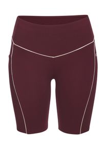 Damen Funktionsshorts, rot, Gr. S, Copenhagen Studios, Obermaterial: 78% Polyester, 22% Elasthan, Hosen, mit Handytasche am Bein